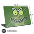 Adult Swim Rick and Morty Pickle Rick Universal Laptop 16.6in (13.4 x 9.7in) Skin